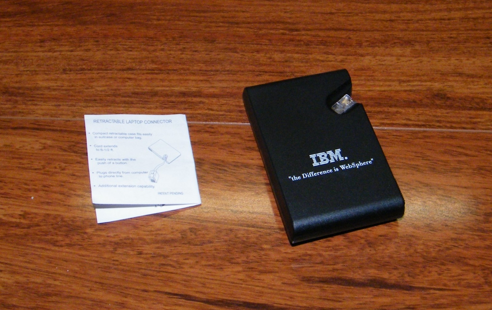 IBM "The Difference is WebSphere" 6-1/2 ft. Retractable Laptop RJ-45 Connector 