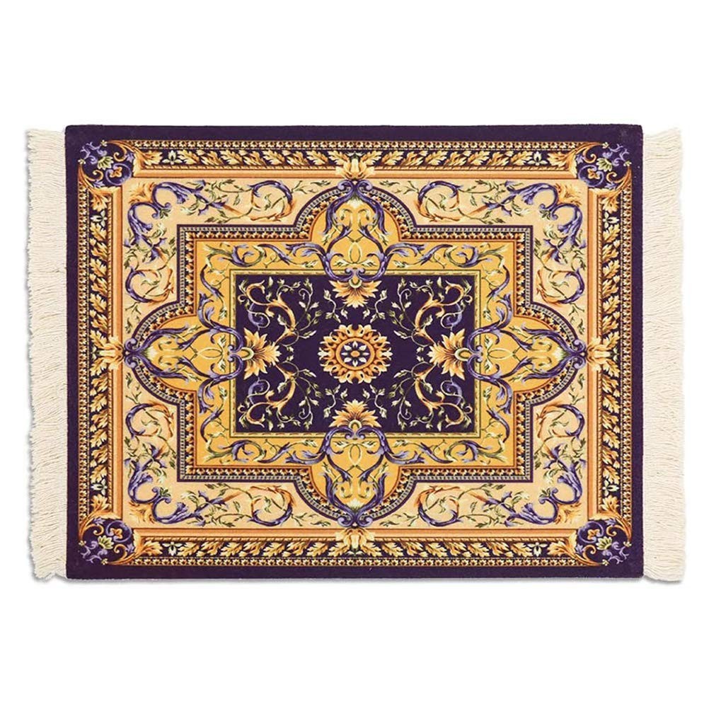 Rug Mouse Pad Oriental Carpet Style Persian Mat Turkish Colorful Computer