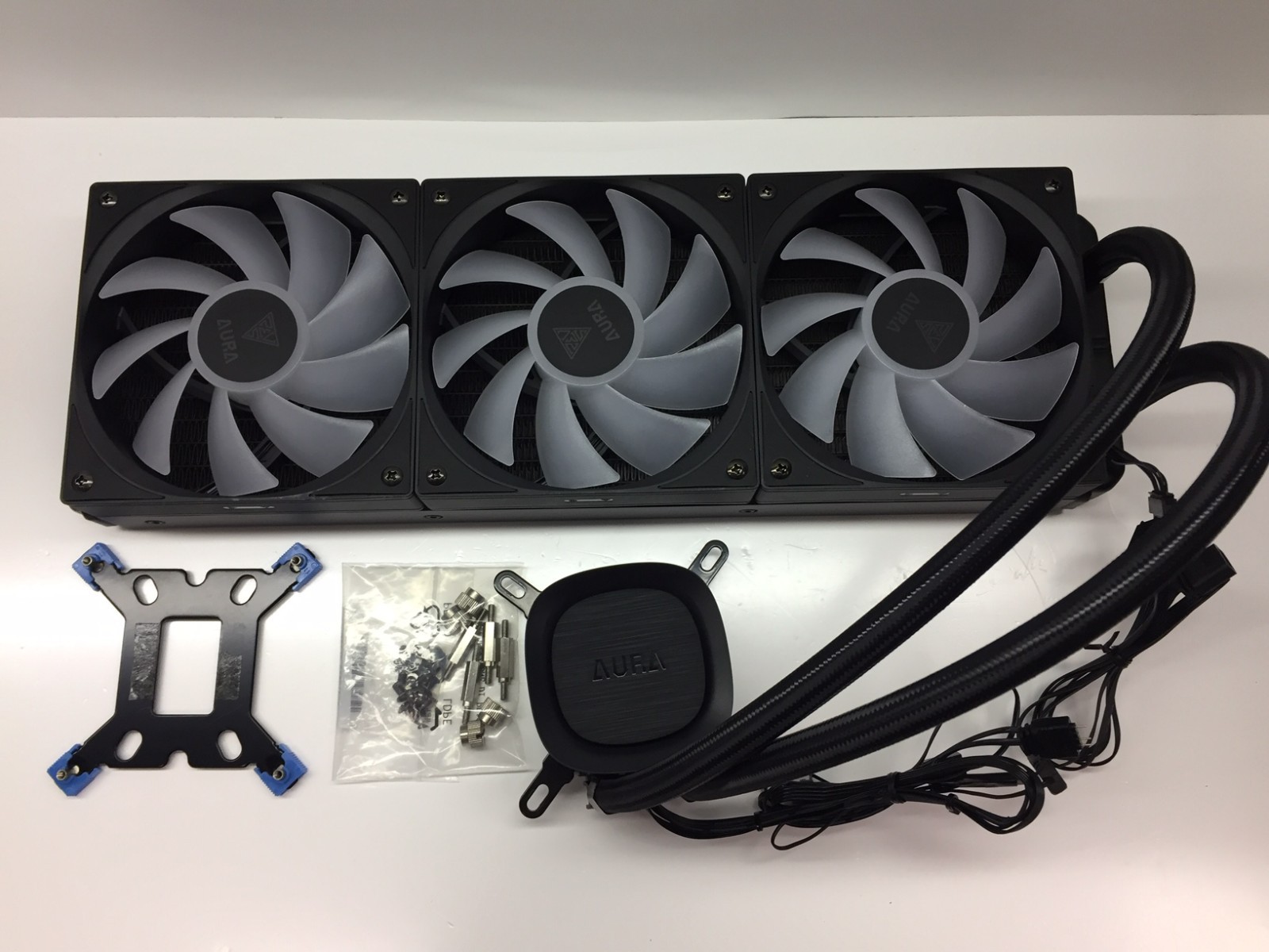 GAMDIAS Aura GLV2 360mm AIO Liquid CPU Cooler with Rotatable Performance Pump
