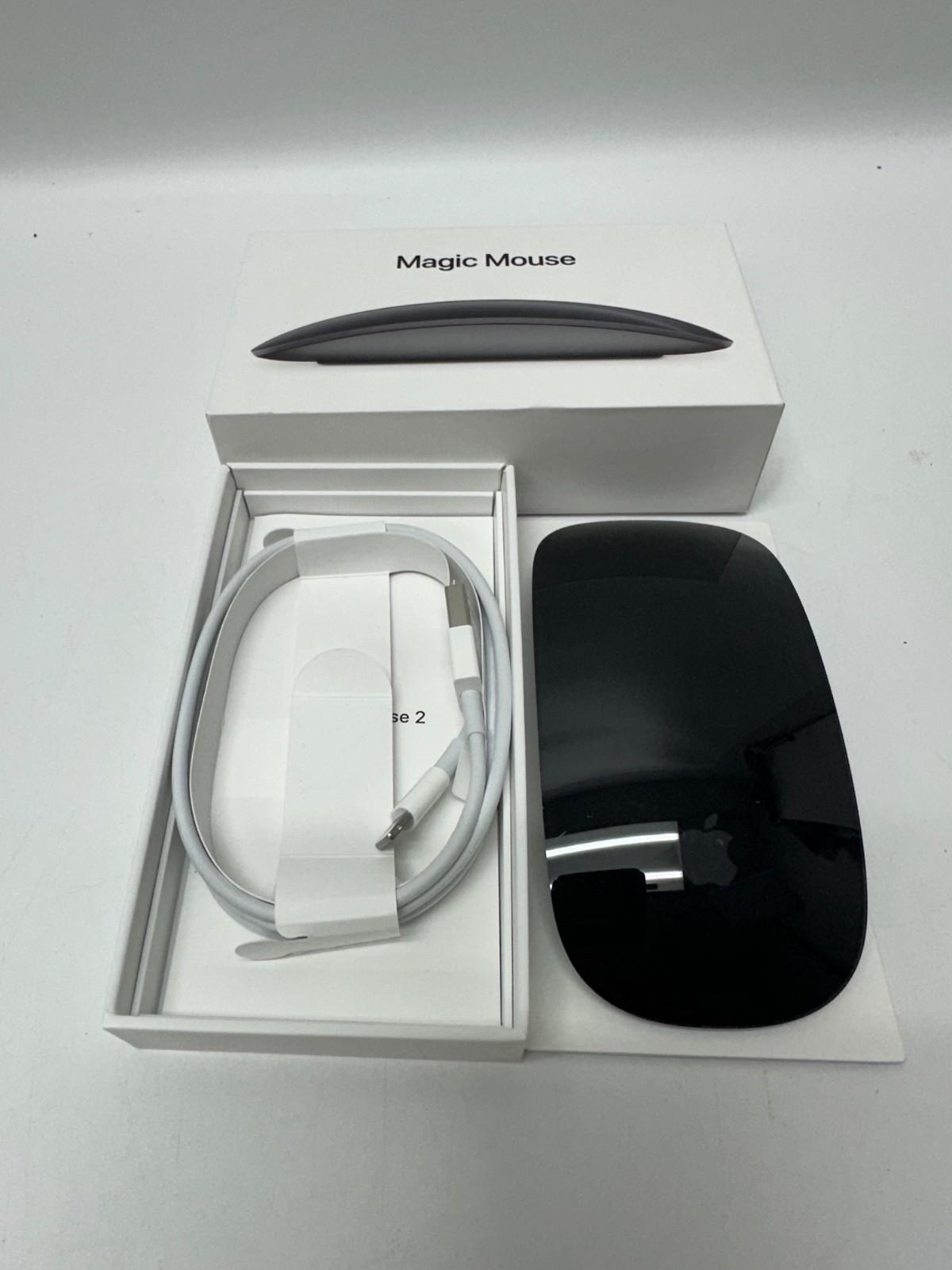 Apple Wireless Bluetooth Magic Mouse 2 A1657 (MRME2LL/A) Space Gray