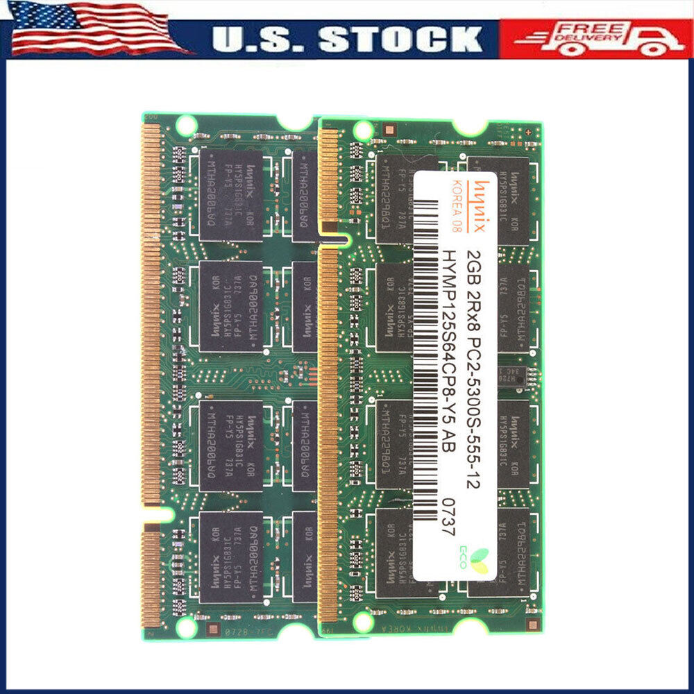 For Samsung 2GB DDR2 PC2-5300S 667MHZ 200pin SODIMM Laptop Memory RAM USA