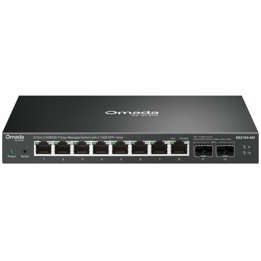 Omada 8-Port 2.5G BASE-T Easy Managed Switch with 2 10GE SFP+ Slots