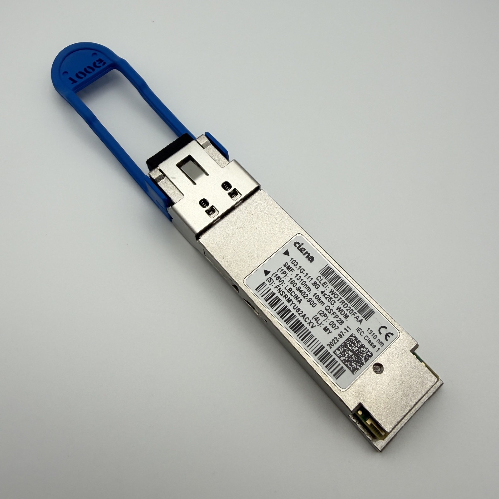 Ciena 160‑9402‑900 QSFP28 100G 4x25G WDM 1310nm 10km LC SMF Transceiver Module