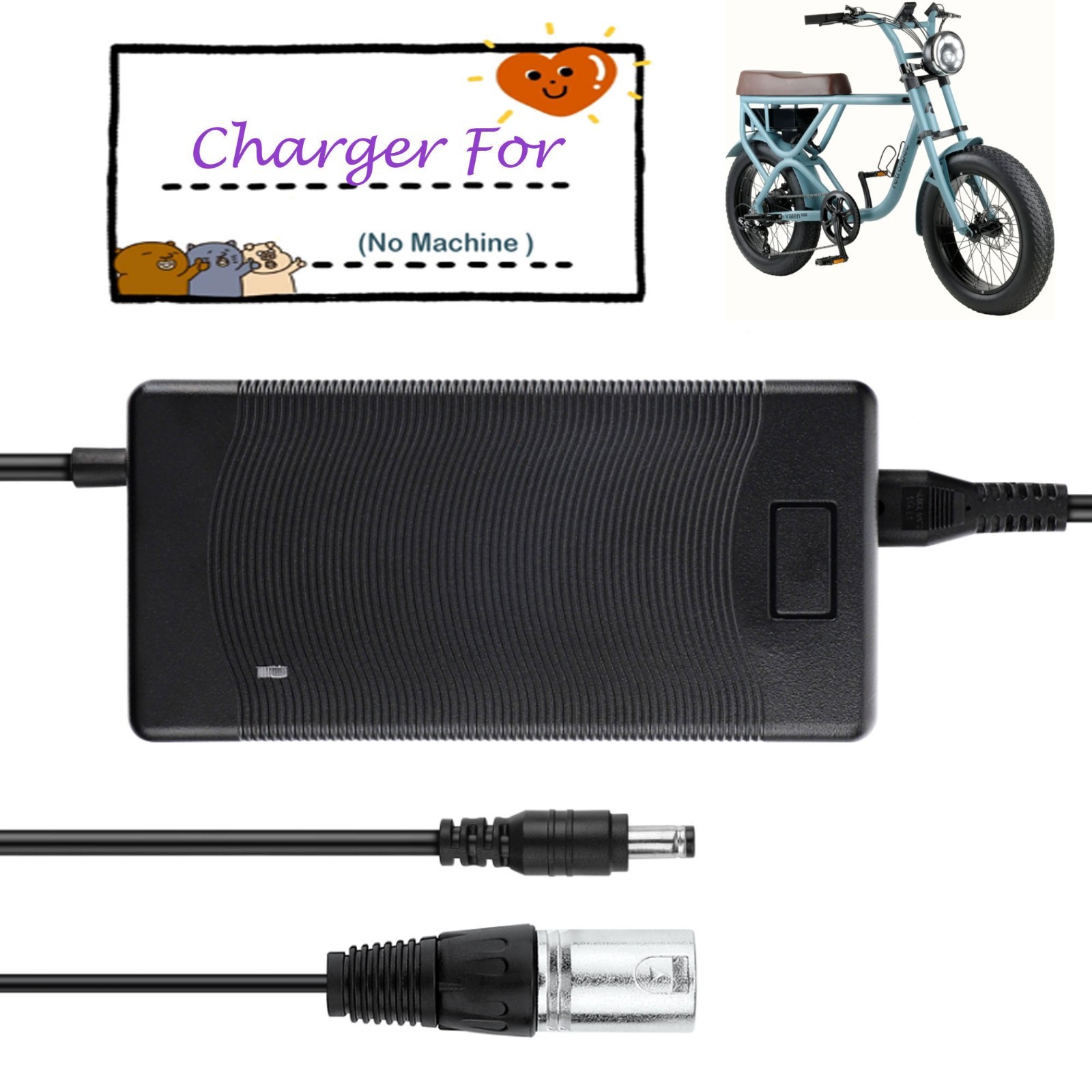 3 Amp Smart AC Adapter Charger For Retrospec Valen Rev 20" Electric Fat Tire
