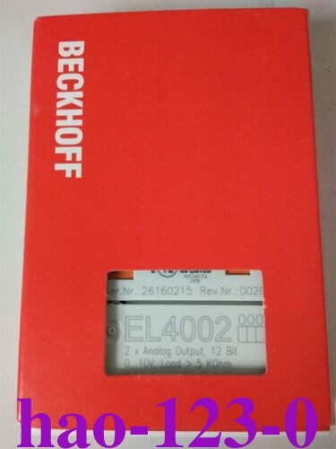 One Beckhoff EL4002 PLC Module EL 4002 New In Box Expedited Shipping
