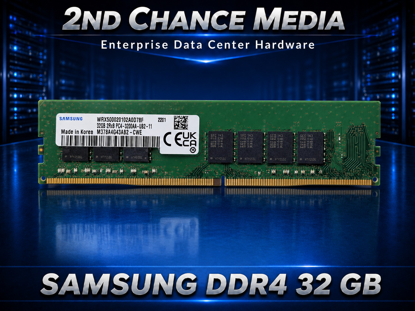 2x Samsung 32GB DDR4-2933 PC4-23400 Non-ECC UDIMM RAM 64GB   SHIPS RIGHT AWAY