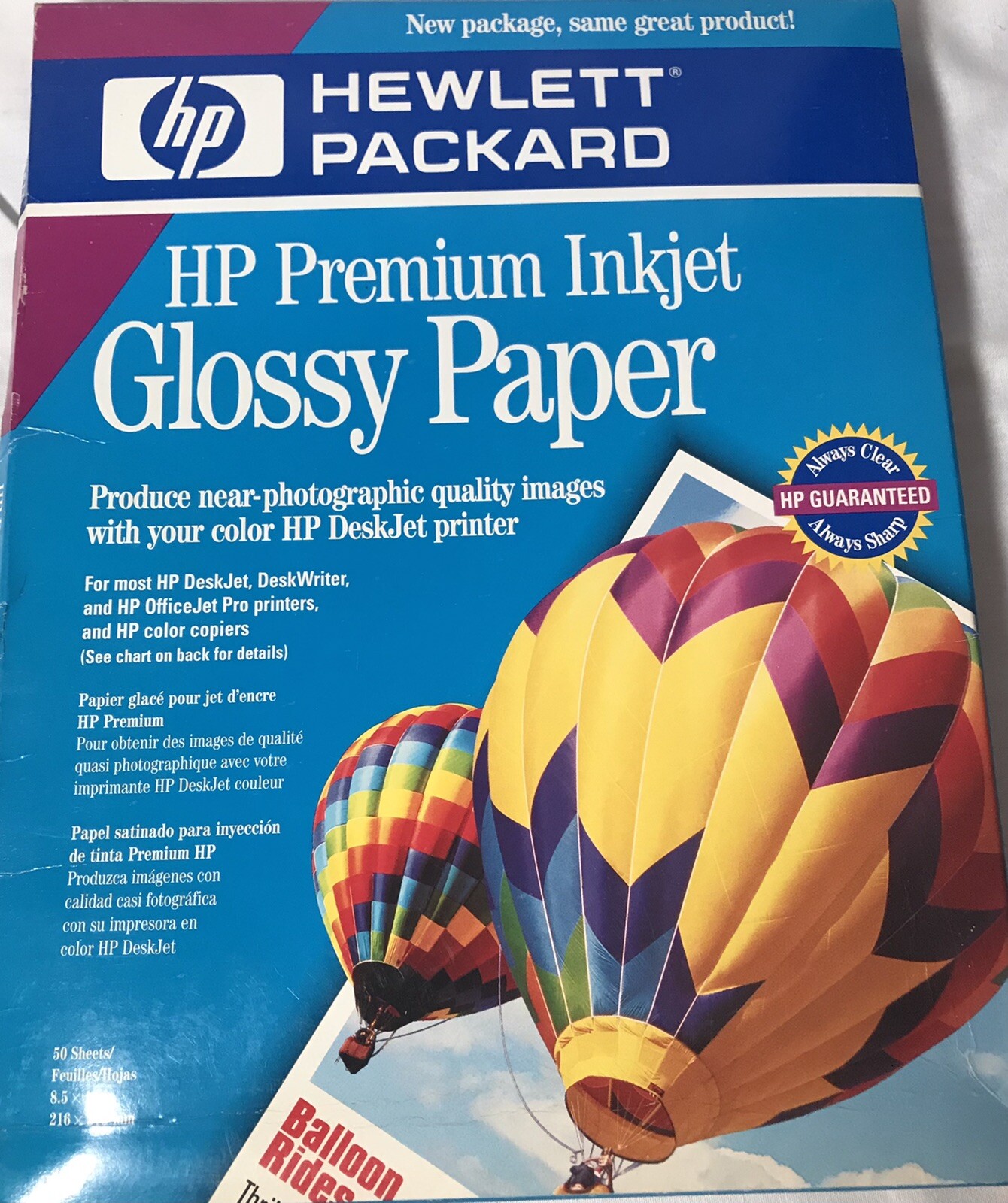 Hewlett Packard Glossy Paper 50 sheets