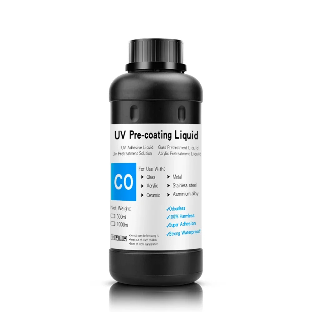 2*500ML UV Pre-Coating Primer For Printing On Metal/Stainless Steel/Stone