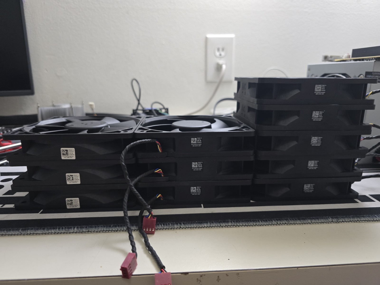 Dell Alienware 120mm Fan Lot Of 11 7M0F5 76PC8