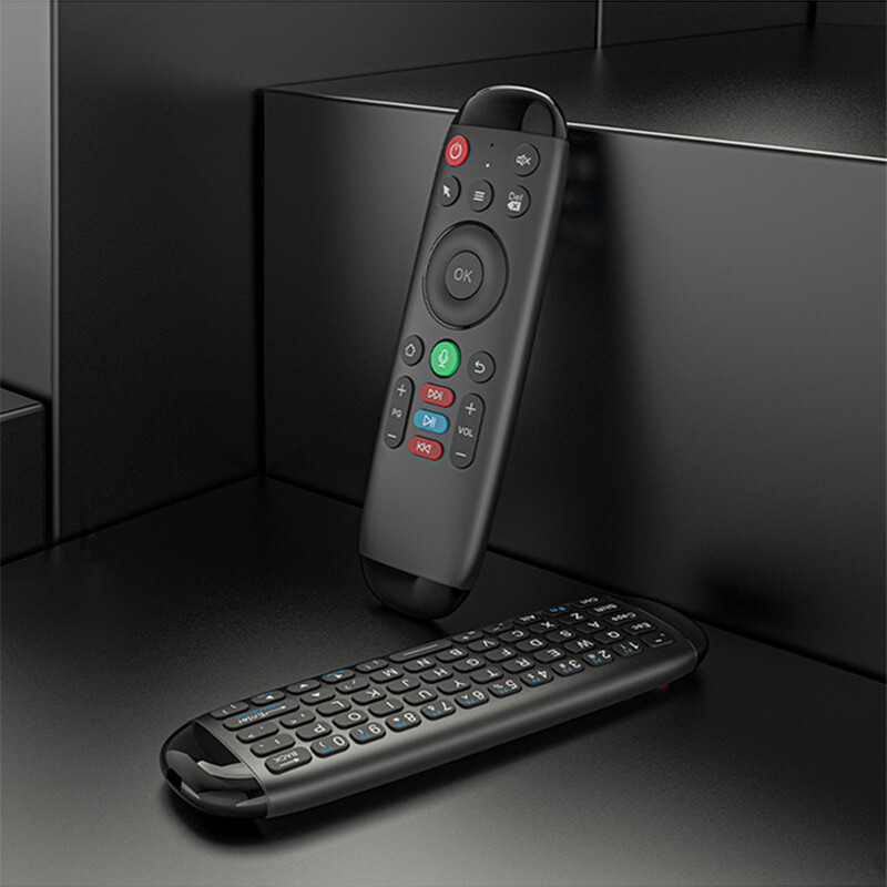 Mini Fly Air Mouse 7-Color Backlit Universal Wireless Keyboard Voice Remote