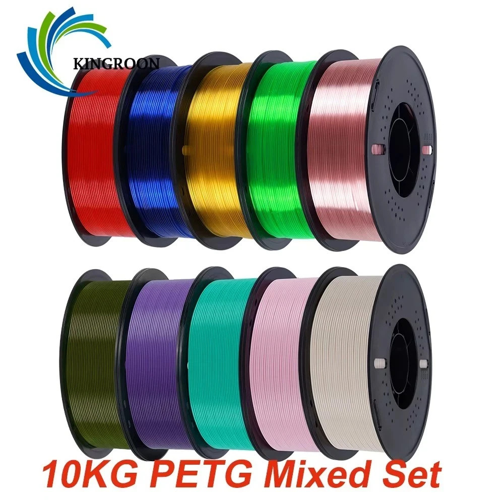 KINGROON PETG 3D Printer Filament 1.75mm 10KG Tangle-Free Vacuum Packed
