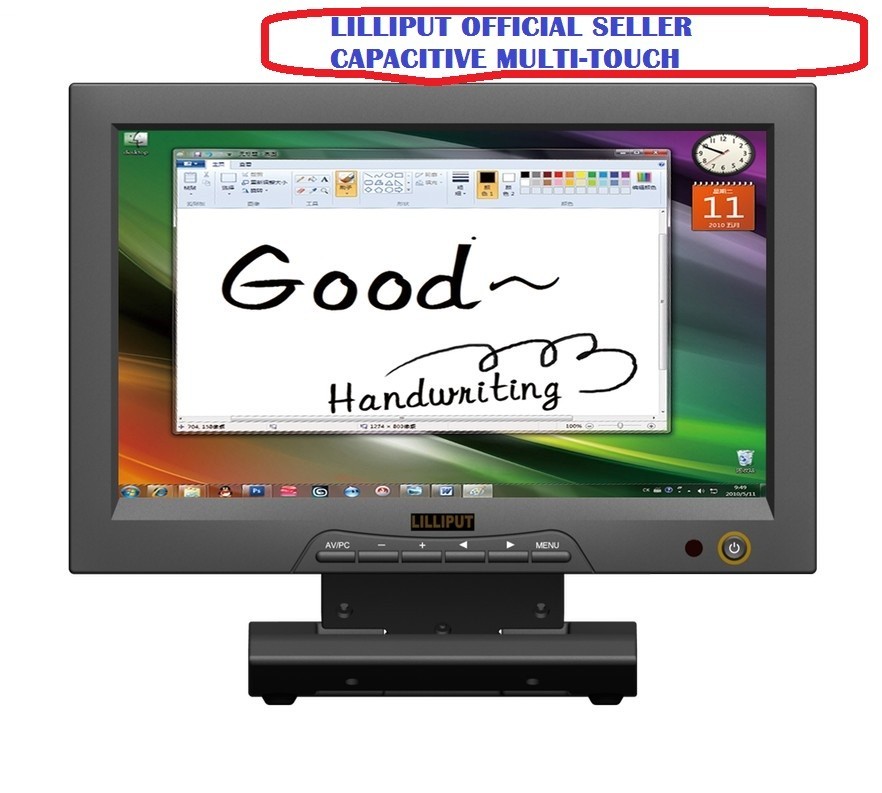 Lilliput FA1012-NP/C/T 10.1"1024X600 Capacitive Multi-Touch Screen VGA/HDMI/DVI 