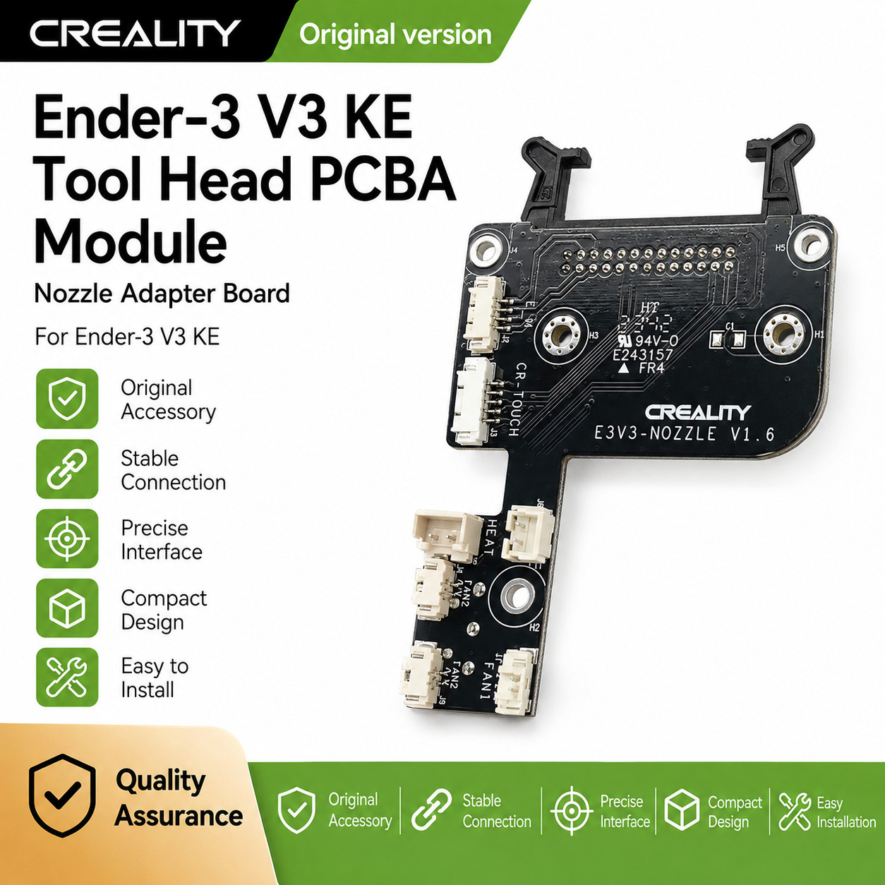 CREALITY 3D Ender-3 V3 KE Tool Head PCBA module Nozzle adapter board
