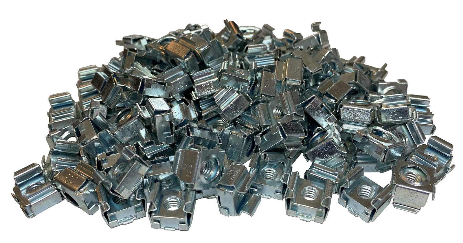 100 PCS 1224 SnapIn Zinc Cage Nuts Hardware Fasteners USA Made