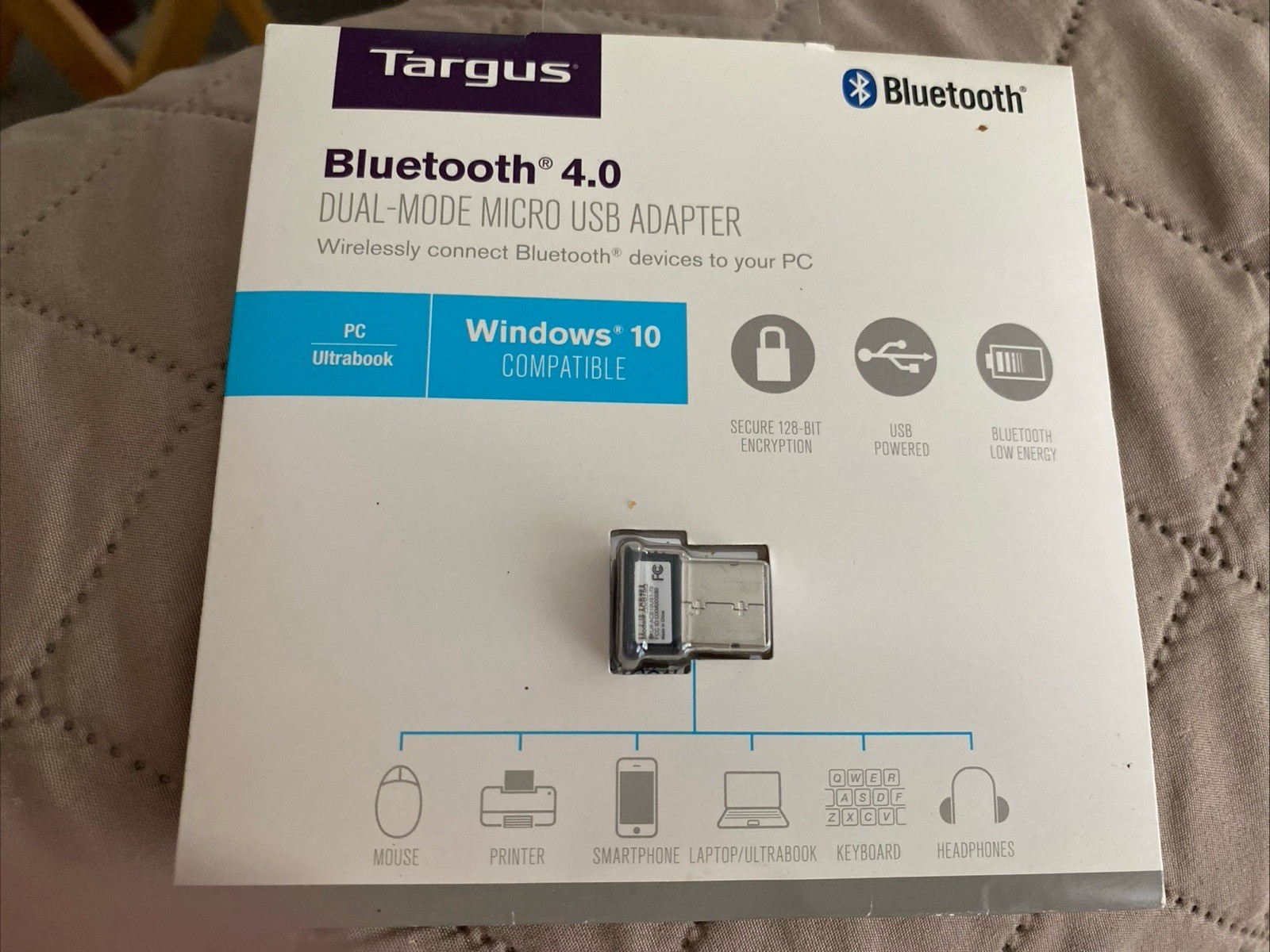 Targus Bluetooth 4.0 Dual-Mode Micro-USB Adapter