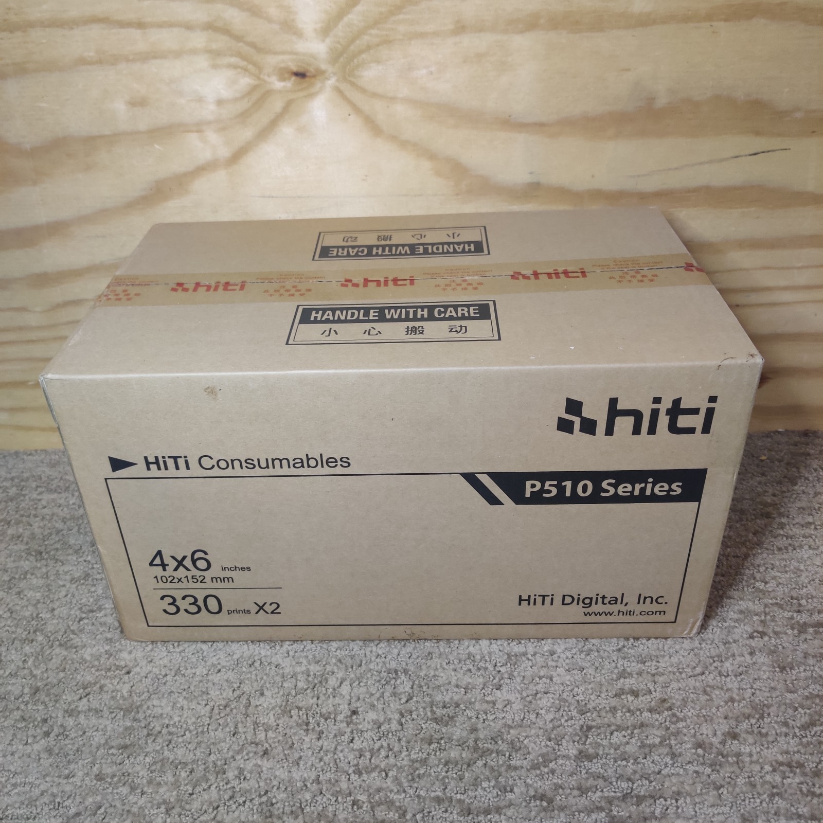 Hiti P510 Series Media Set. 2 Photo Paper 2 Ink Ribbons 4x6 Size Factory Sealed 