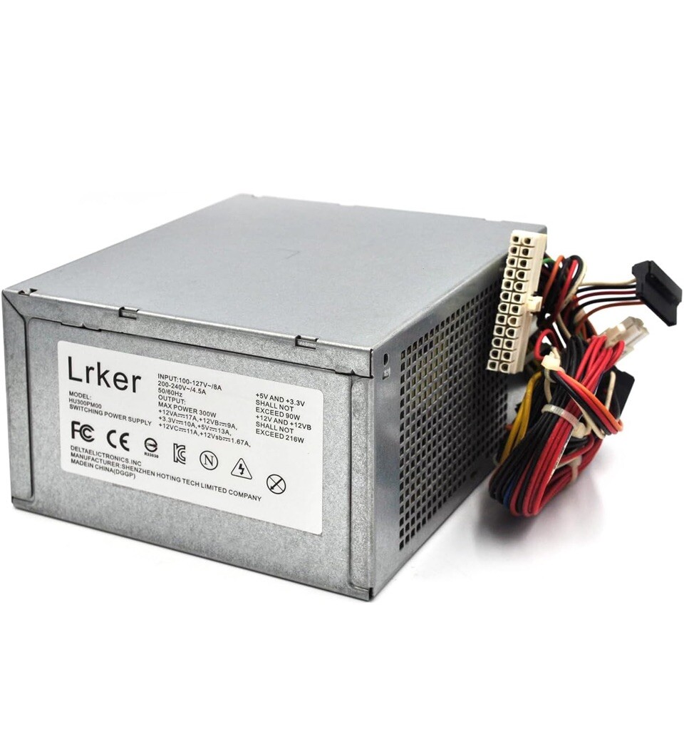 300W Switching Power Supply Replacement Dell 3847 390 790 990 990 3010 HU300PM00