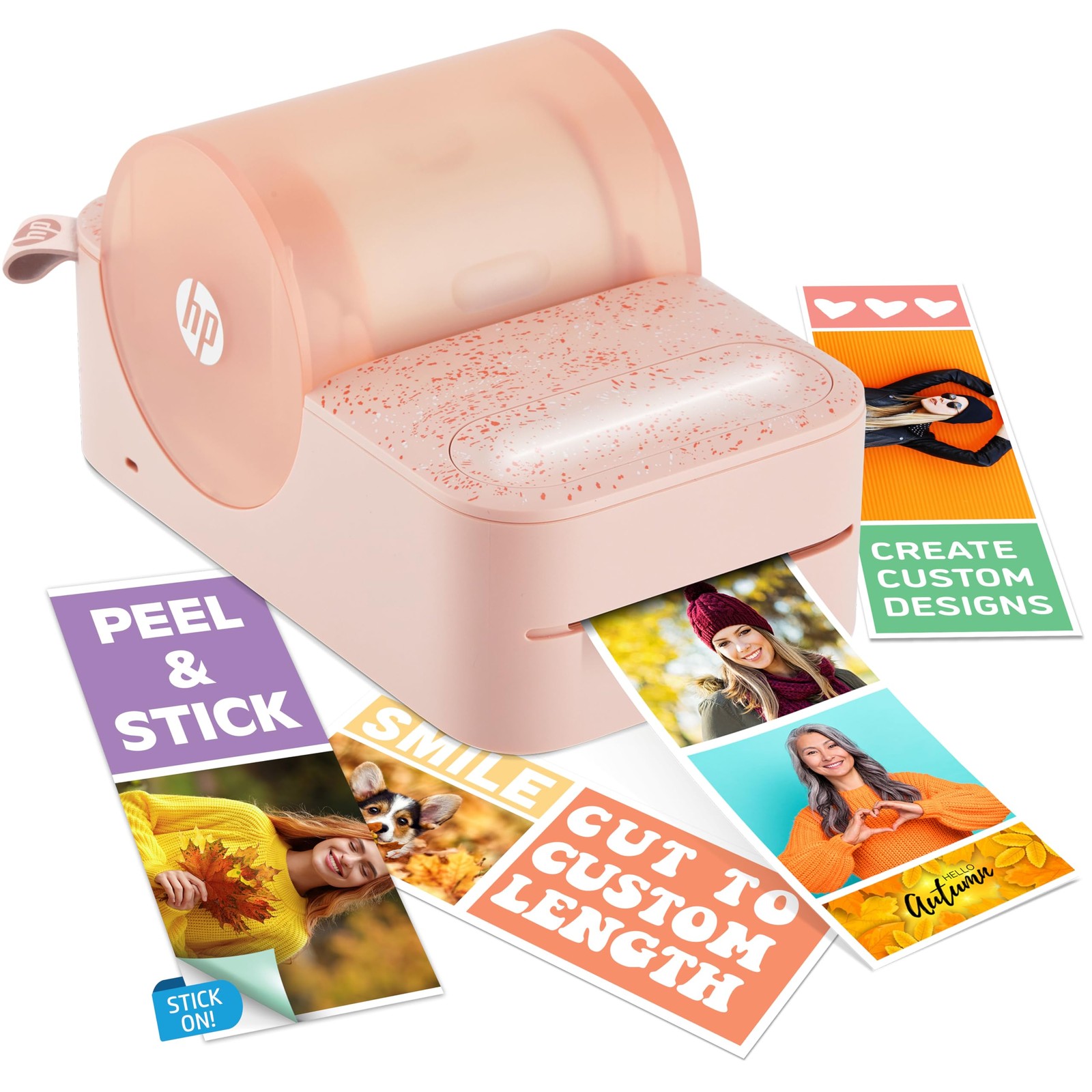 HP Sprocket Panorama Printer Plus Starter Roll Pink