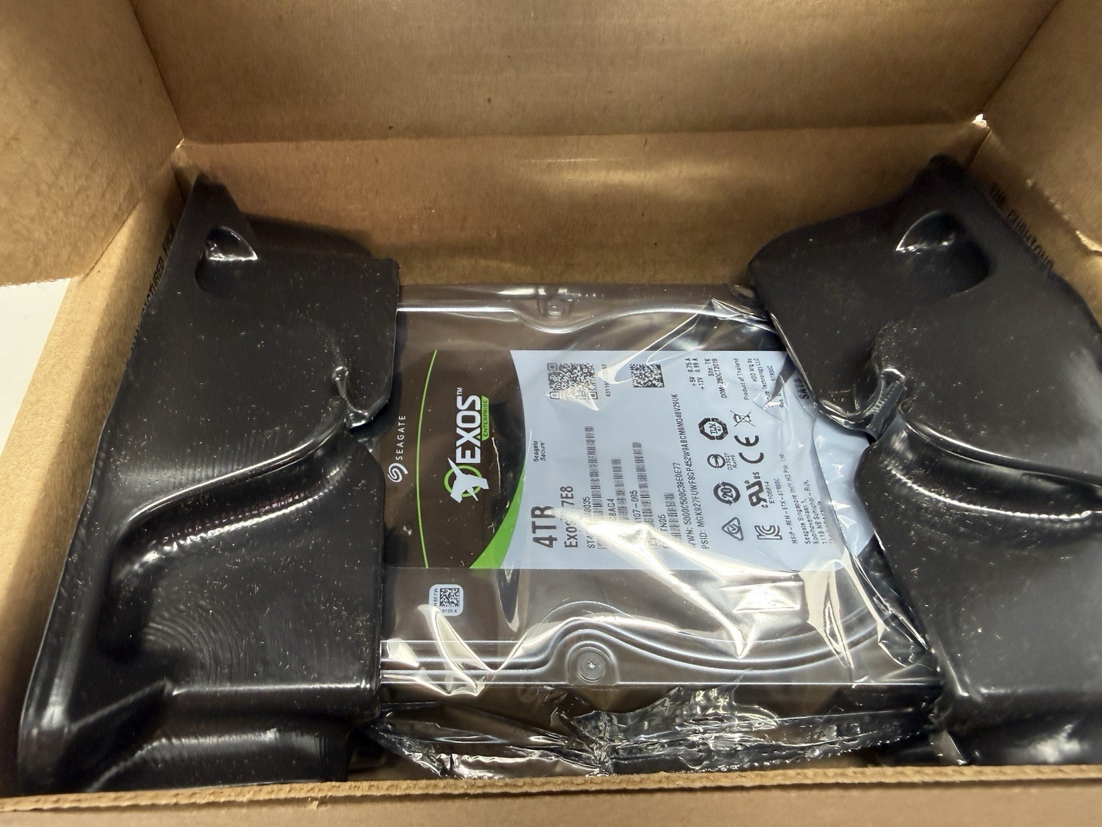Seagate Exos 7E8 4TB 3.5” SATA Enterprise HDD ST4000NM0035 Sealed Bag