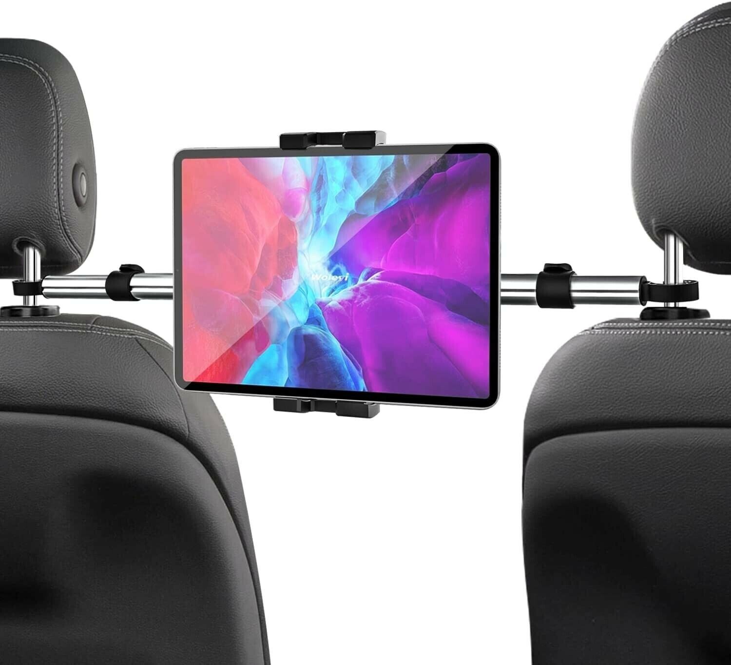 Duo Car Back Seat Headrest Holder Mount For iPad Tablet Phone Samsung Universal