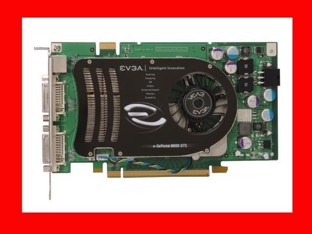 EVGA GeForce 8600 GTS 256MB 128-Bit GDDR3 PCI Ex. (256-P2-N765-TR) Graphics Card