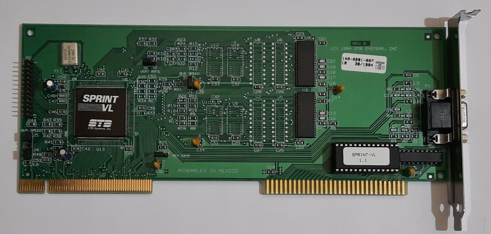 STB Sprint VL VLB Graphics Card (Trident TGUI9400CXi, 1MB, Retro, 1994)