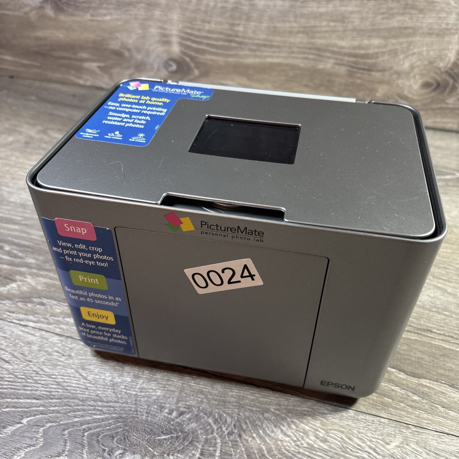 Epson PictureMate PM240 Personal Photo Lab Digital Portable Printer TESTED...