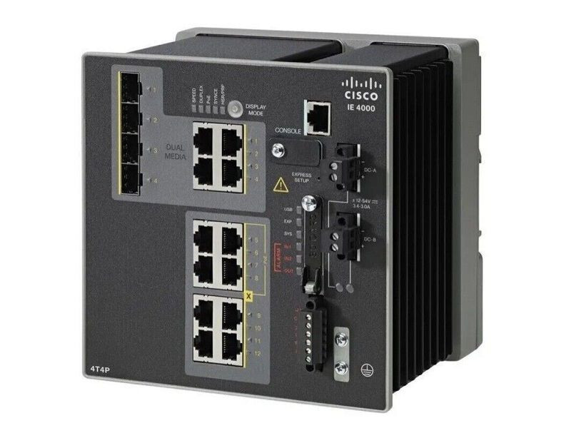 Cisco IE-4000-4T4P4G-E Industrial Ethernet Switch 4000 Series