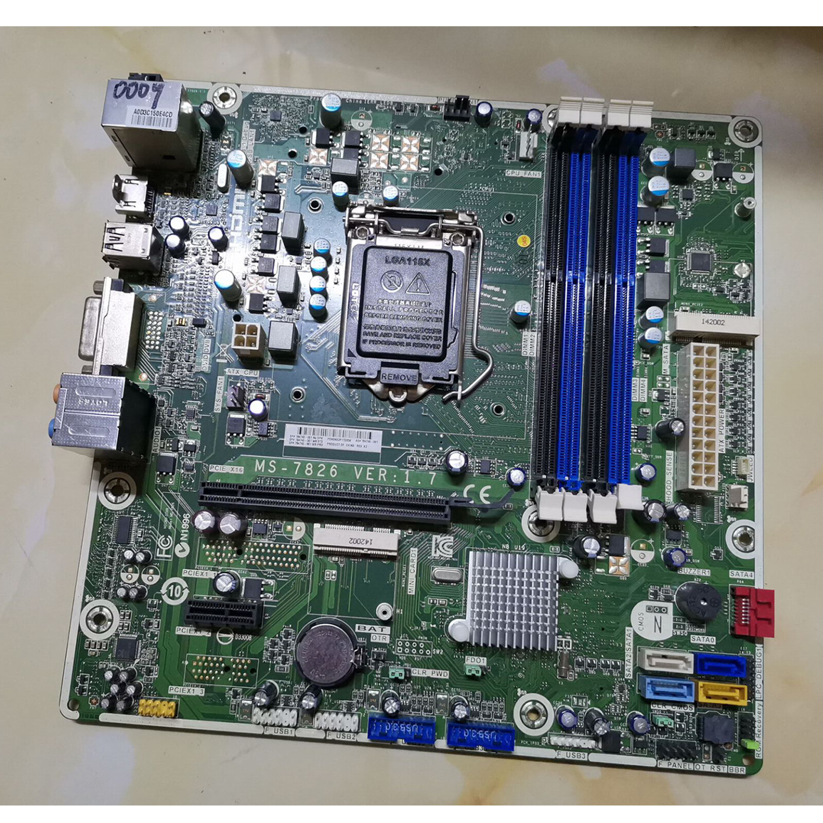 FOR HP Envy Phoenix 810-460 MS-7826 Motherboard 784740-001 Tested OK