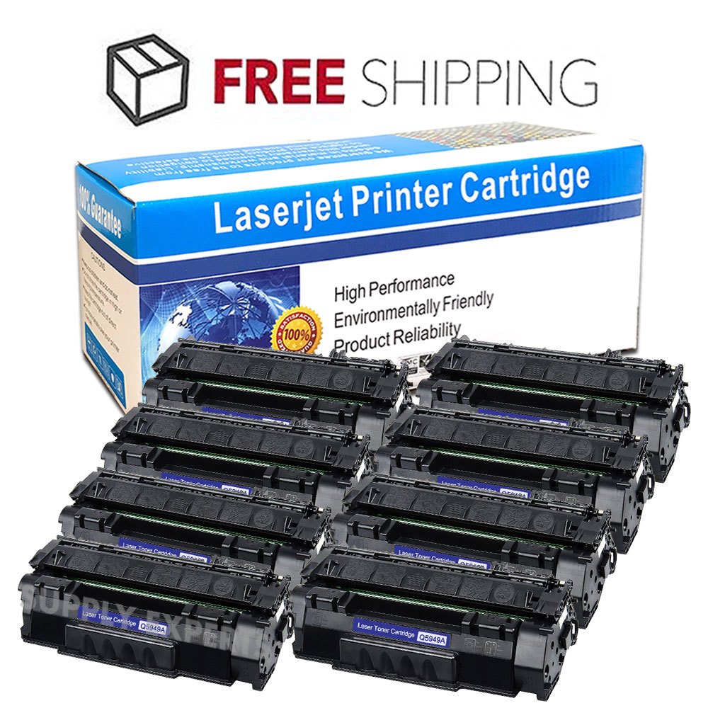 8 Pack Compatible Q5949A 49A Toner Cartridge For HP LaserJet 1160 1320 3390 3392