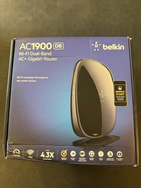 Belkin AC1900 Dual-Band Wireless Router - NEW OPEN BOX