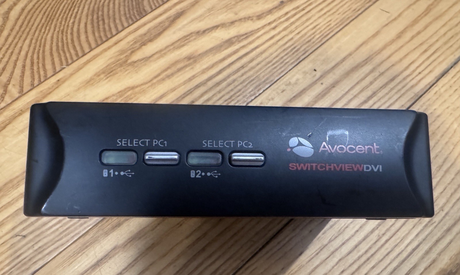 Avocent Switchview DVI 2 Port KVM Switch #2SVDVI10 Works Tested *No Power Source