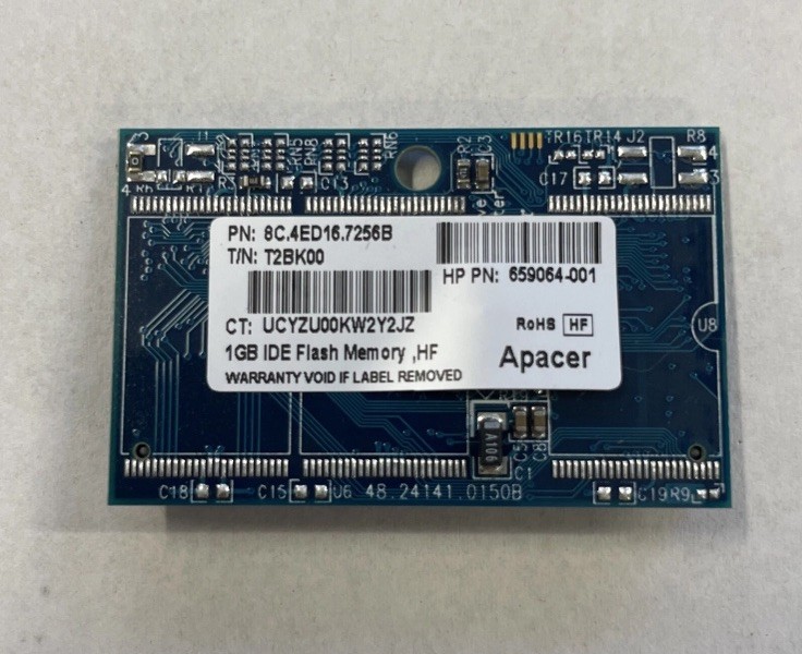 10pcs  Apacer 1GB 44-Pin IDE Flash Memory 8C.4EB24.8254B