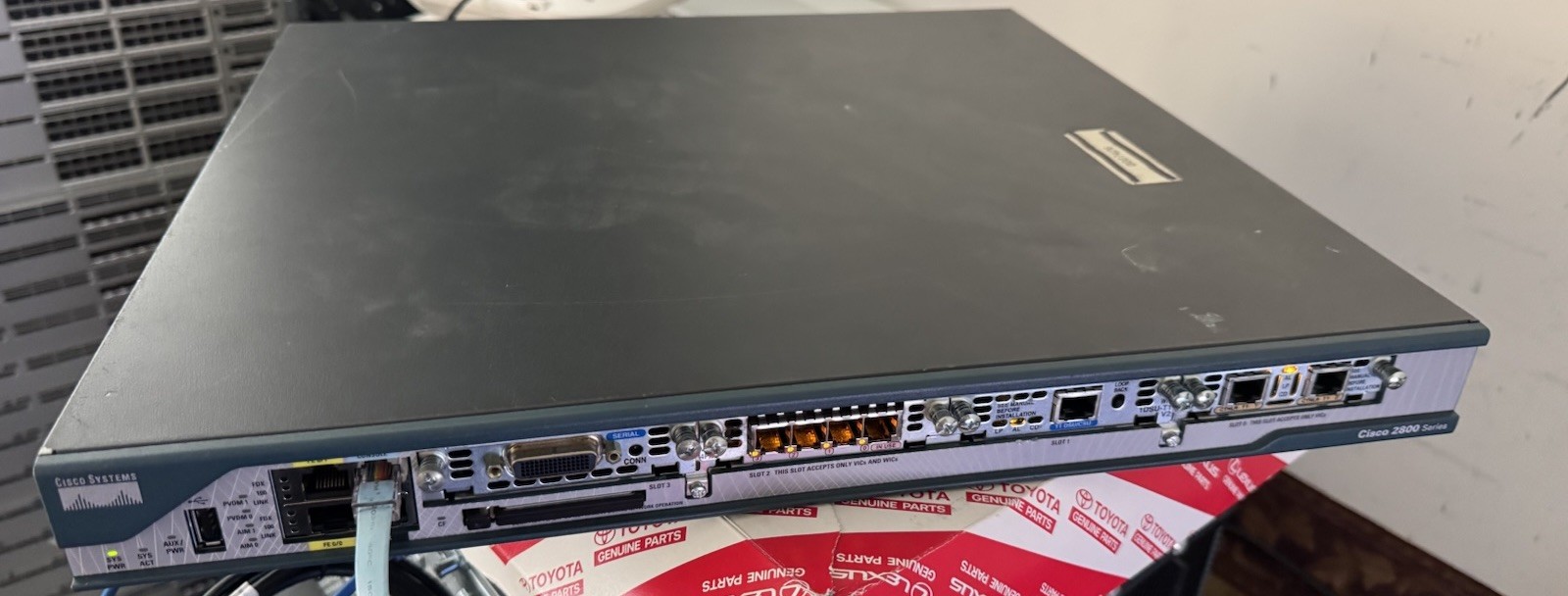 Cisco 2801 Integrated Services Router 384MB DRAM IOS 15.1(4)M12a Adv Enterprise
