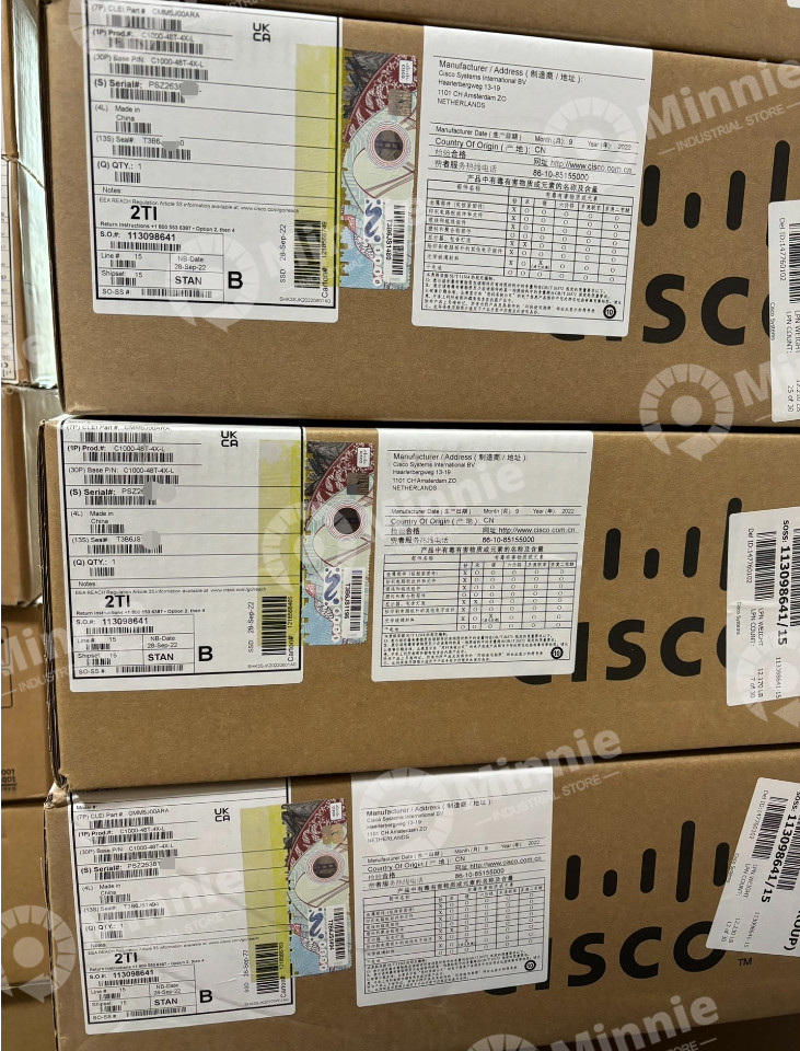 Cisco C1000-48T-4X-L Cisco Catalyst 1000 Switch 48 Ports New Sealed