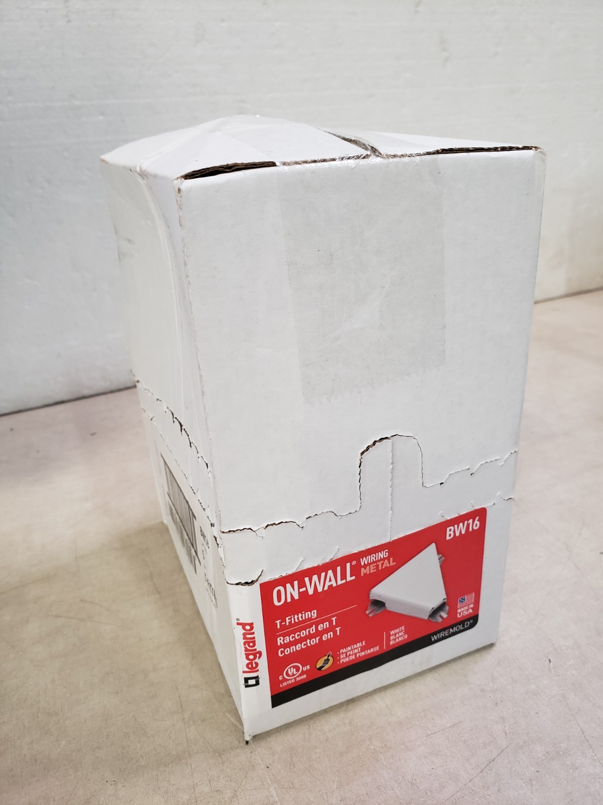 x5 - Legrand BW16 Metal Raceway for Extending Power 700 Series T-Fitting 3-Way