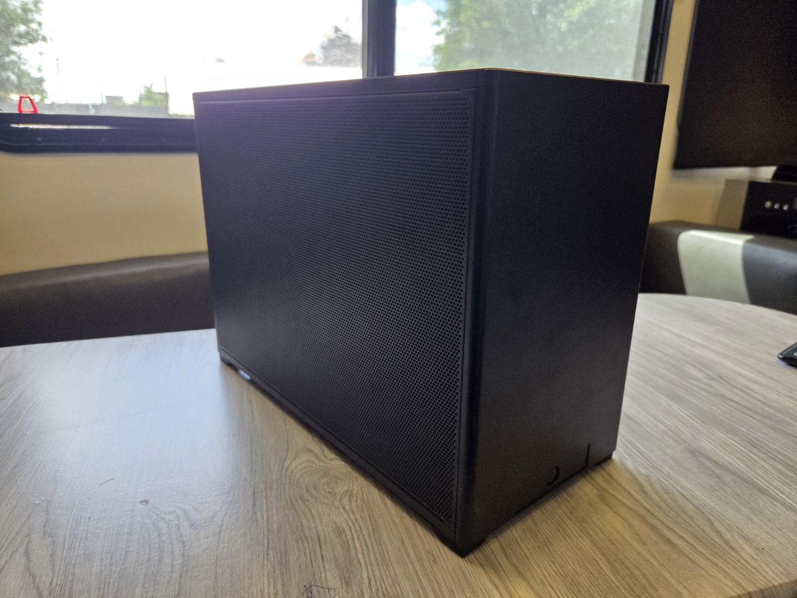 NCASE M2 Mini-ITX Small Form Factor PC Case (Black, Round)