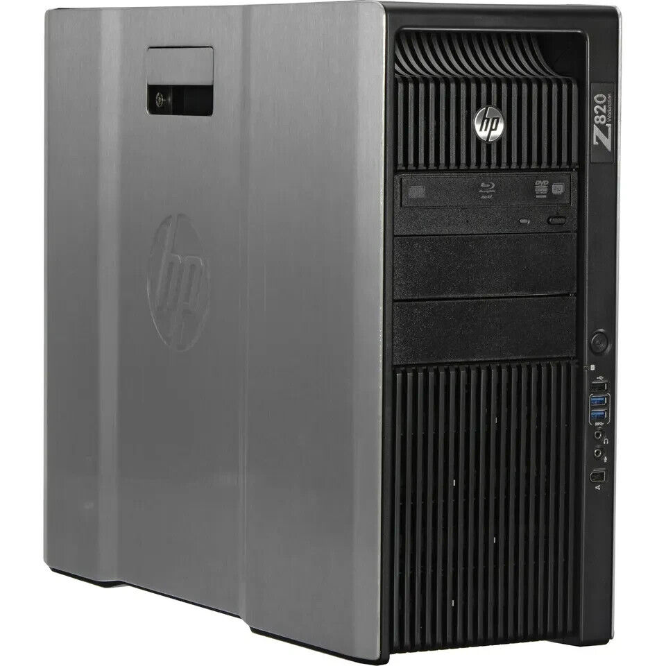 HP Z820 Workstation Xeon 35-2620 2.0Ghz 8GB RAM 1TB HDD DVDR 4GB GPU Win10
