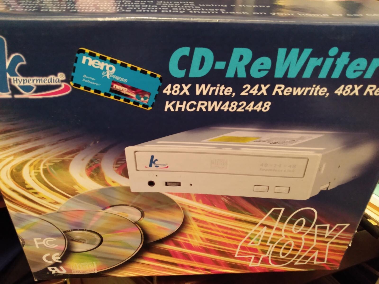 NEW-IBM 3.5 hard drive & FREE CD rewriter