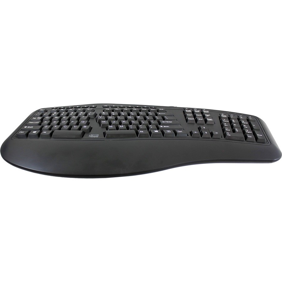 Adesso Desktop Ergonomic Split Keyboard AKB-150UB