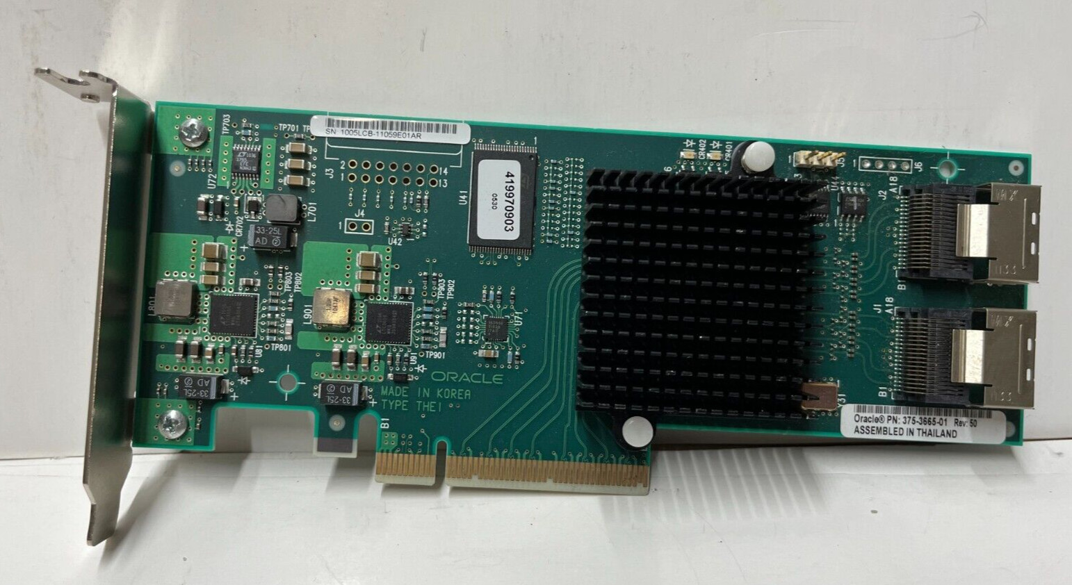 Sun / Oracle 375-3665 8-Port 6Gbps SAS-2 RAID HBA ZFS Storage 7120