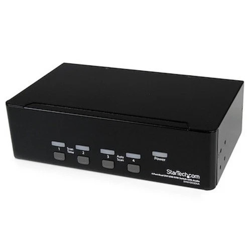 StarTech.com  StarView (SV431DDVDUA) 4-Ports External KVM Switch / Brand New