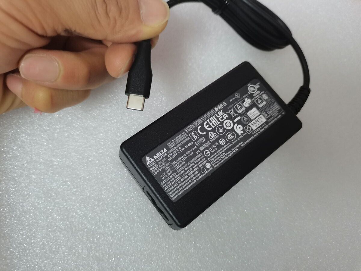 For MSI Modern 14 C7M USB-C Charger Original Delta/MSI 20V 3.25A 65W ADP-65KE B