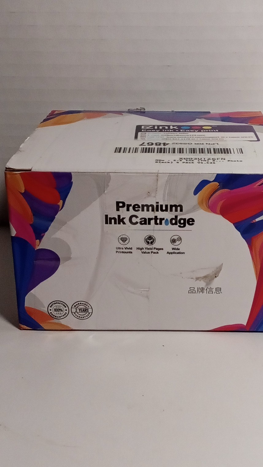 E-Z Ink Black Premium Ink Cartridge X003UTZ6FN 5 Pack & 3 Pack Photo Printer
