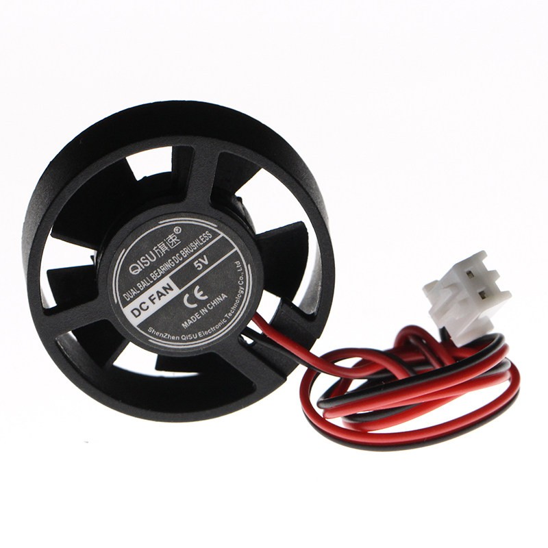 3010 DC Brushless Fan 3.7V to 24V 2-Pin High Speed Rotation Round Cooling Fans