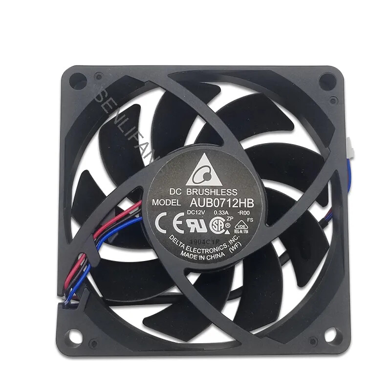 For Delta AUB0712HB-R00 SE32 12V 0.33A 70*70*15MM Projector Chassis Cooling Fan