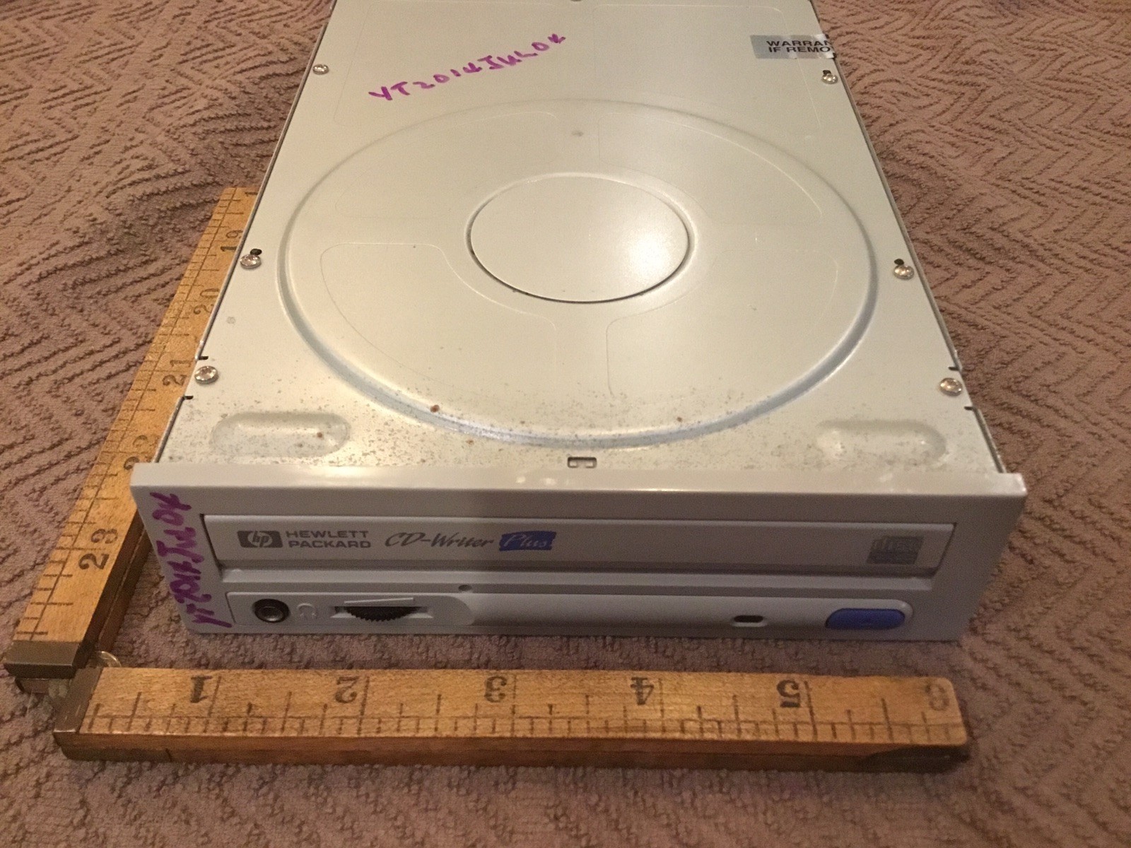 Vintage HP CD-Writer Plus Internal CD-R/RW Drive Grey MTCR-4804TE 4x4X24XATAPI