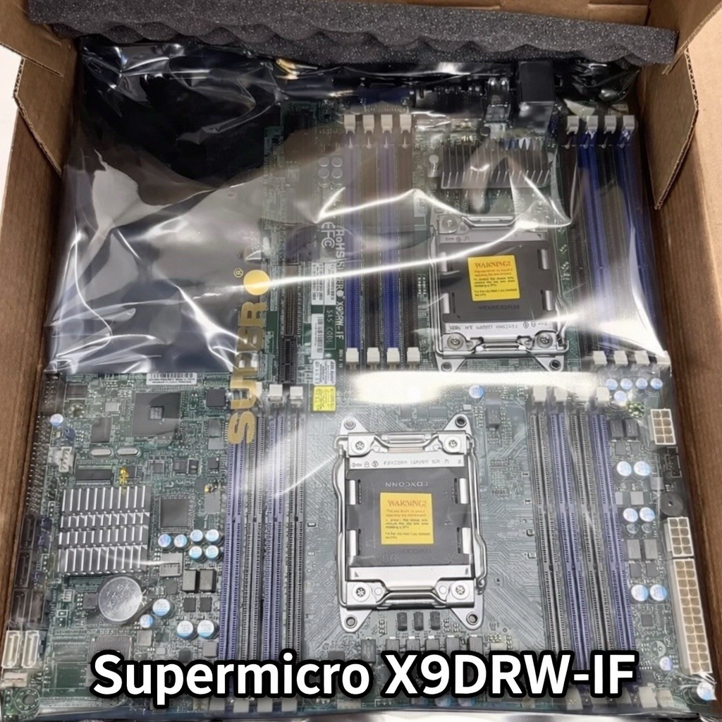 Supermicro X9DRW-IF Dual Intel Socket LGA2011 DDR3 Motherboard *No Plate