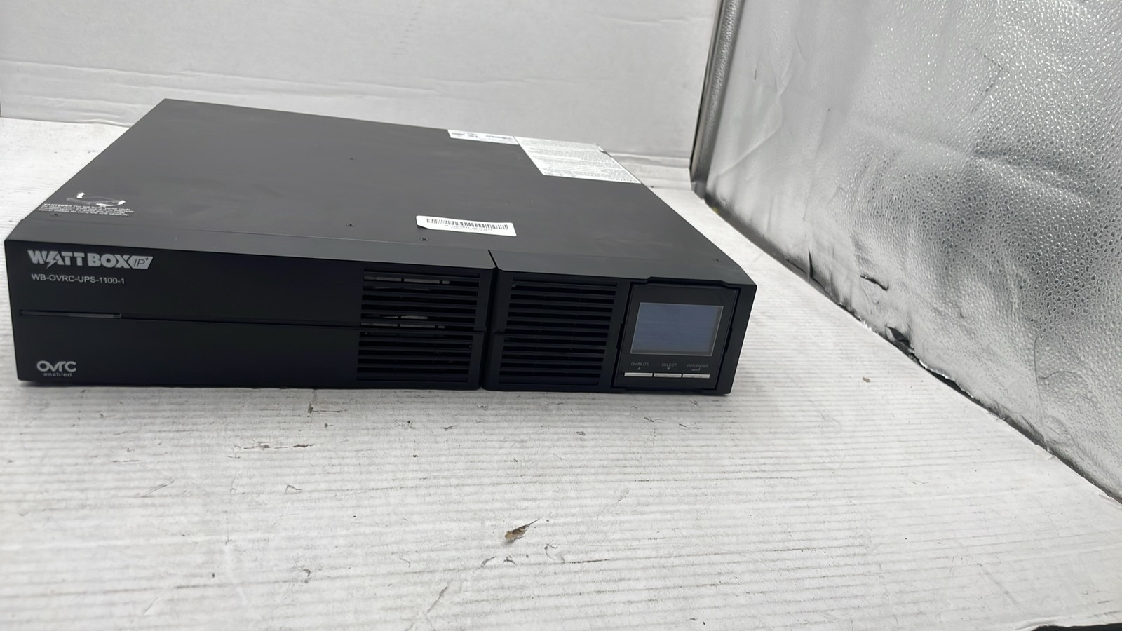 WattBox WB-OVRC-UPS-1100-1 1100VA 990W Rackmount UPS LCD Display