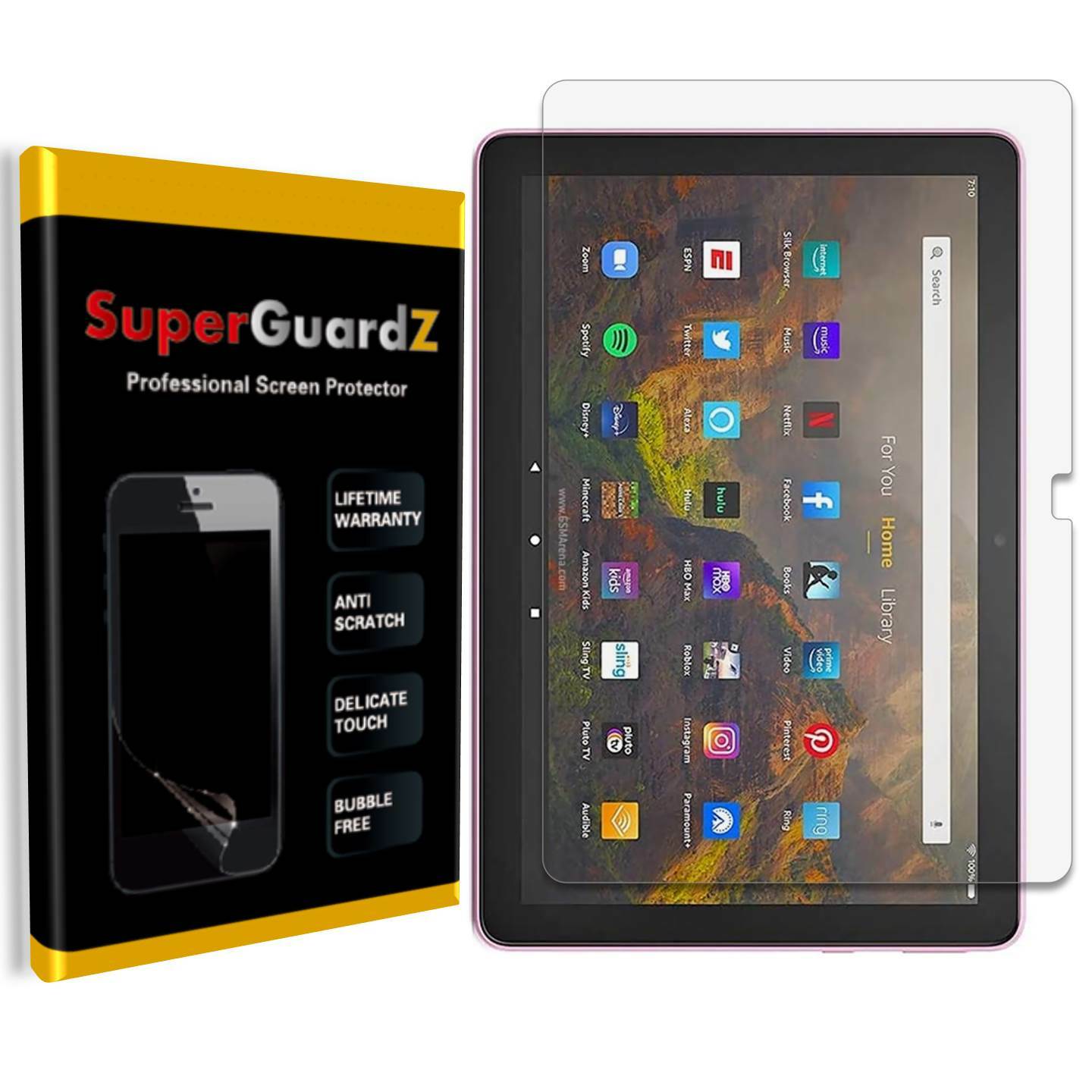 3X Clear Screen Protector For Amazon Fire HD 10 / Plus / Kids (11th Gen, 2021)
